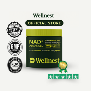 Advanced Anti-Aging NAD+ Capsules by Wellnest™
